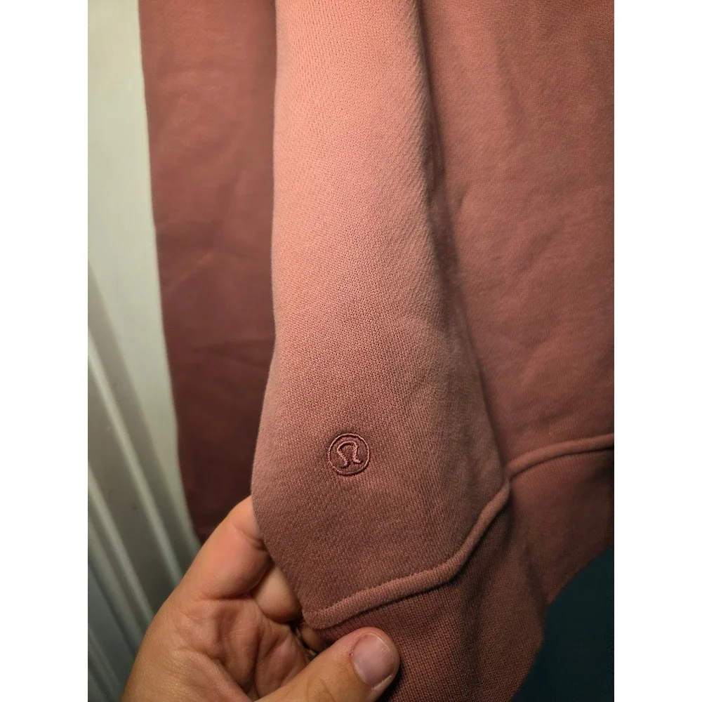 Lululemon Steady State Oversized Crew Sweatshirt Red Dust Pink LW3KCQS Size S